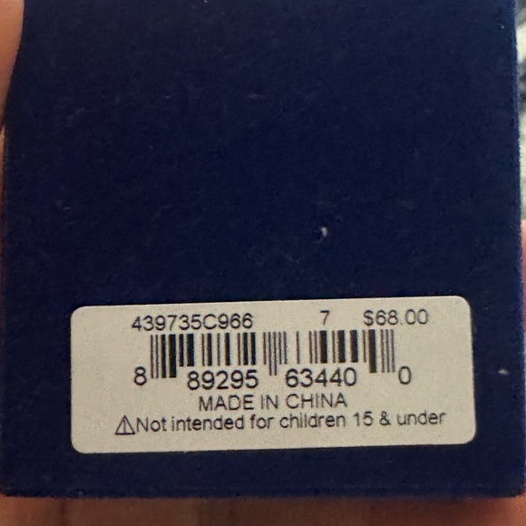 Kurt Geiger London Pink Heart-Shaped Multicolor Gemstone Ring - Picture 5 of 7